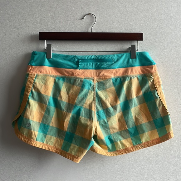 Lululemon Speed Up Shorts Turquoise Size 4 - Picture 3 of 6